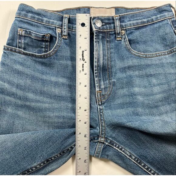 Everlane High Waist Straight Jeans Women’s Blue Denim Size 27 Reg Minimalist EUC - Picture 7 of 9